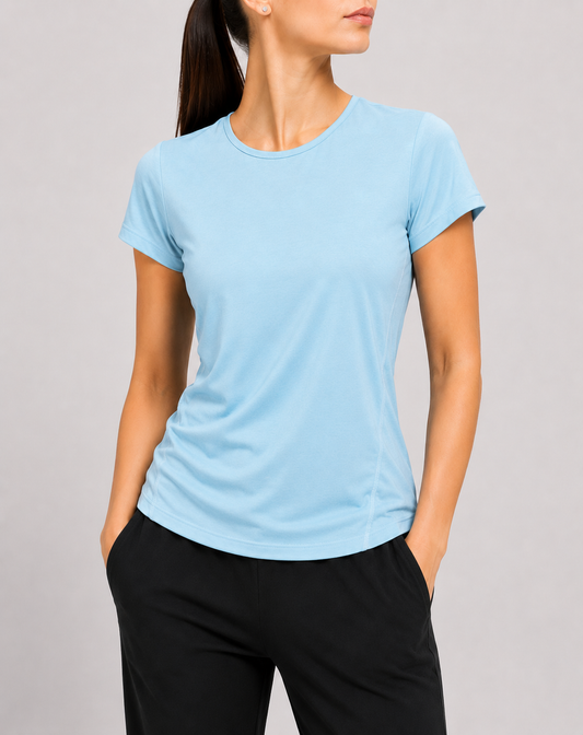 Acx Women Blue Sport T Shirt
