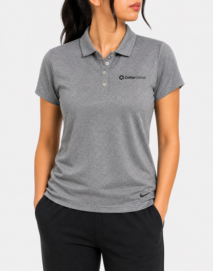 Nike Golf Women Sport Gray Polo T Shirt