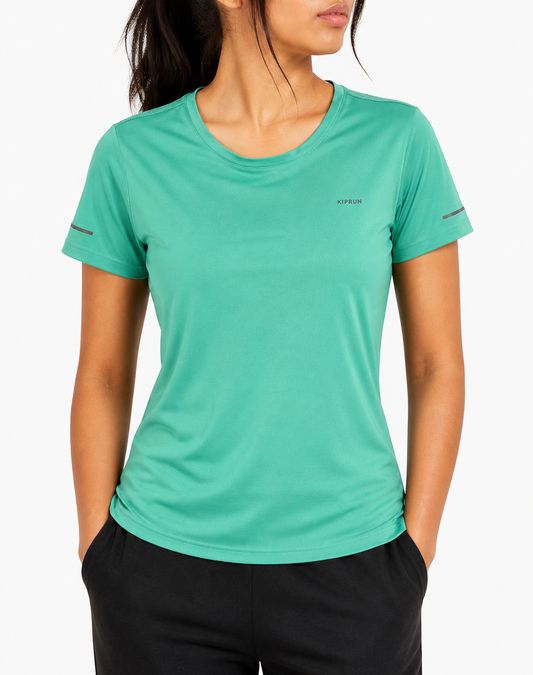Kiprun Women Sport Green T Shirt