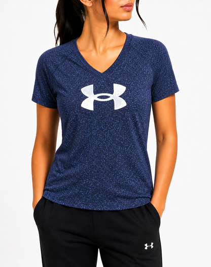 Under Armour Women Sport Purple T Shirt