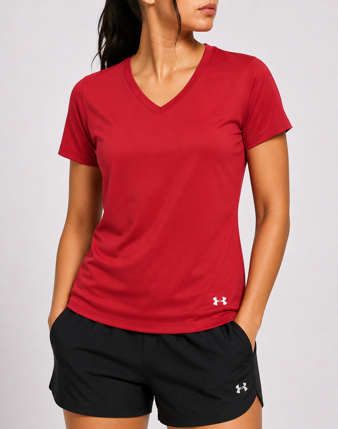 Under Armour Women Sport Maroon T Shirt – Preloved Labels
