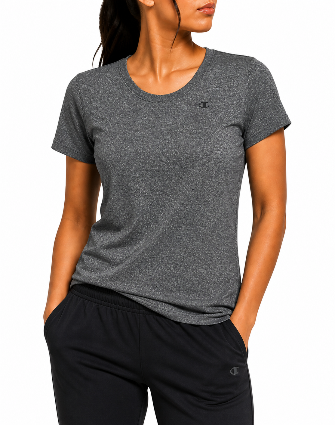 Champion Women Sport Gray T Shirt
