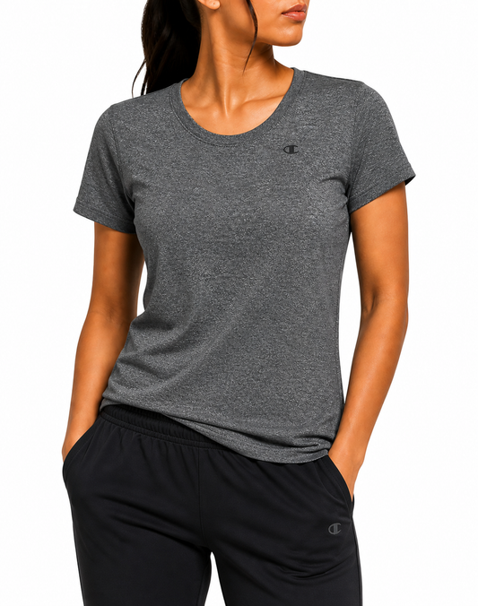 Champion Women Sport Gray T Shirt