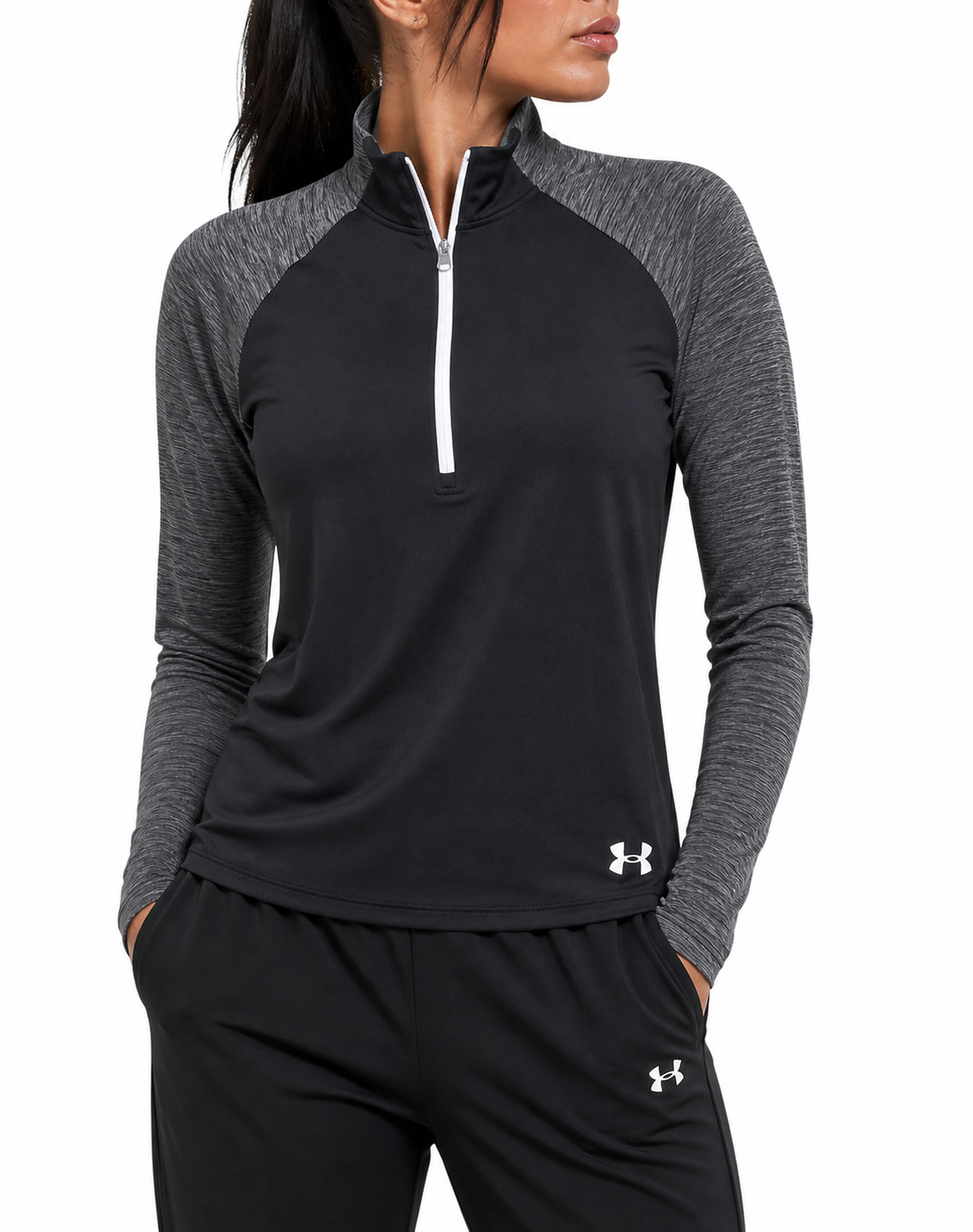 Under Armour Women Sport Black T Shirt – Preloved Labels