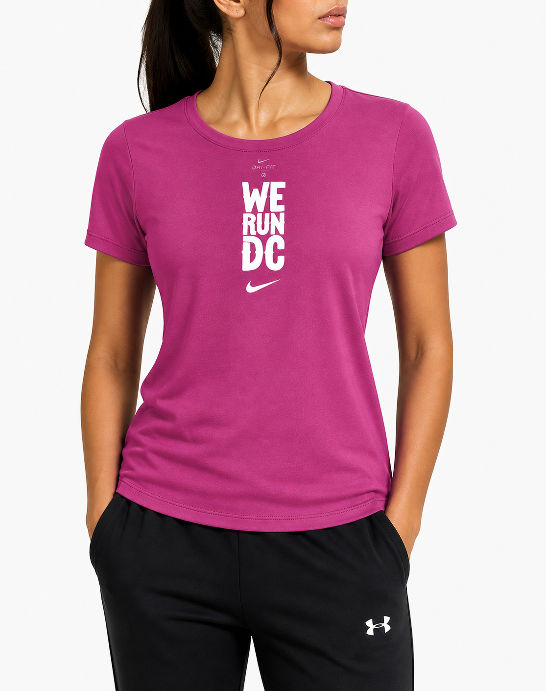 Nike Dri Fit Women Sport Purple  T Shirt – Preloved Labels