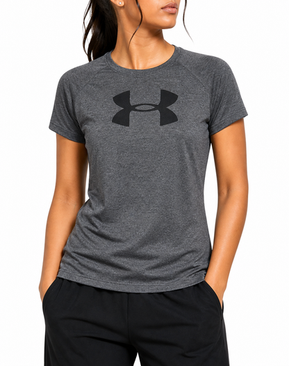 Under Armour Women Sport Gray T Shirt – Preloved Labels