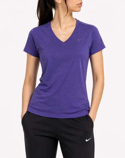 Nike Dri Fit Women Sport Purple T Shirt – Preloved Labels