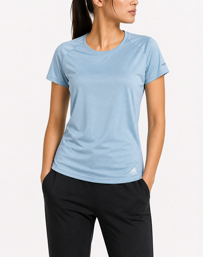 Adidas Women Sport Blue T Shirt – Preloved Labels