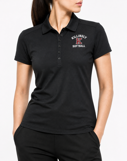Under Armour Women Sport Black Polo T Shirt