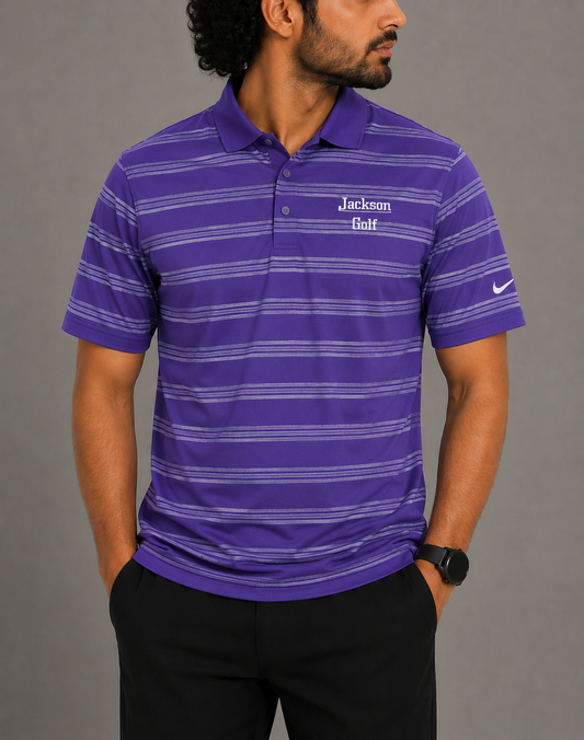 Nike Golf Men Sport Purple Polo T Shirt