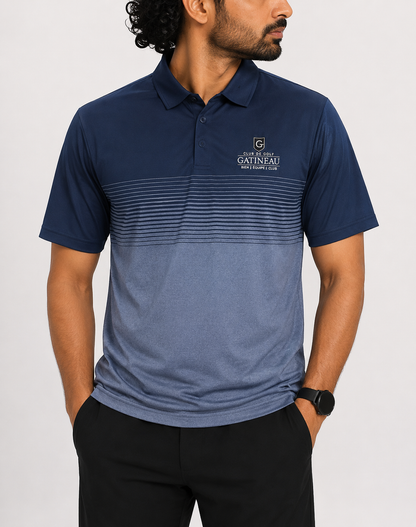DX2 Men Sport Gray Polo T Shirt