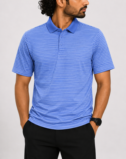 Allen Solly Men Sport Blue Polo T Shirt