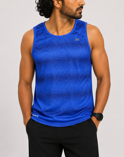 Russell Men Sport Blue T Shirt