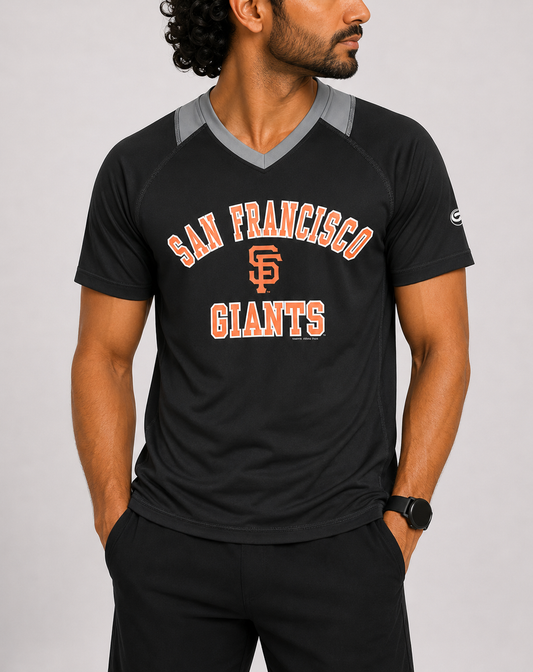 Genuine Merchandise Men Sport Black T Shirt