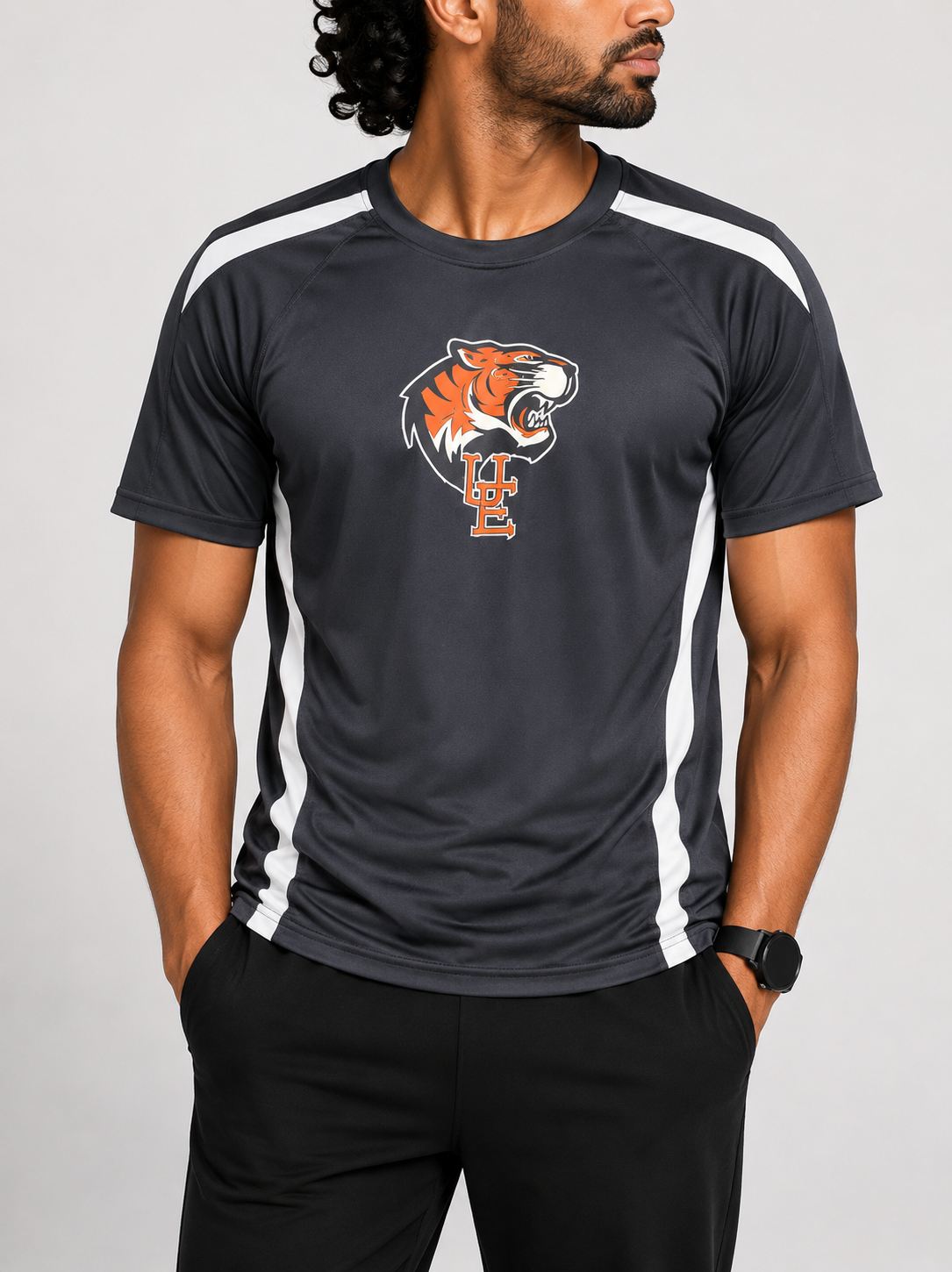 Sport Tek Men Sport Gray T Shirt