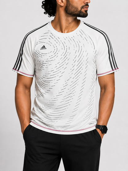 Adidas Men Sport White T Shirt