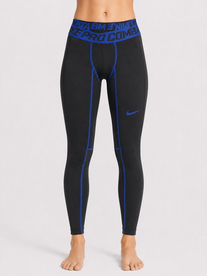 Nike Women Black Sport Tights