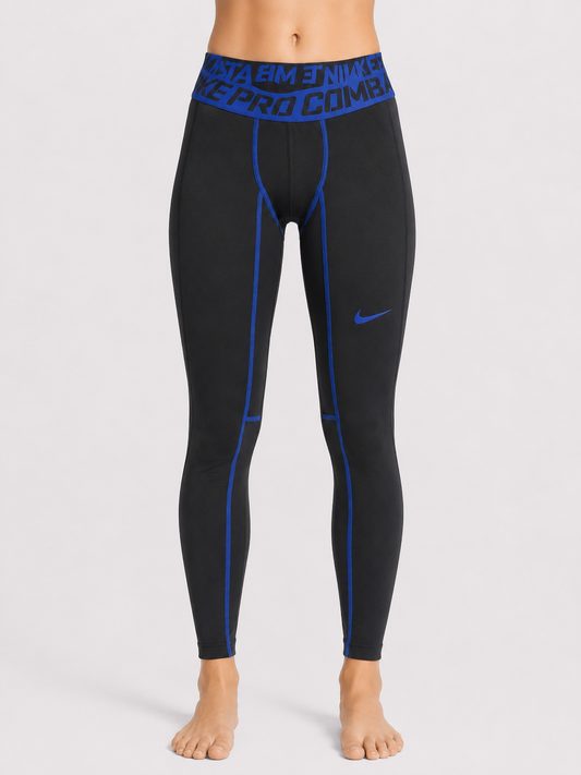 Nike Women Black Sport Tights