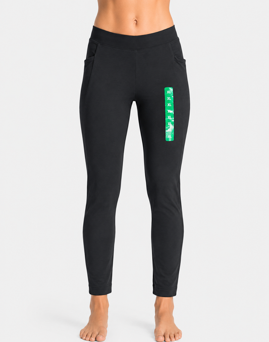 Jessica Simson Women Black Sport Tights