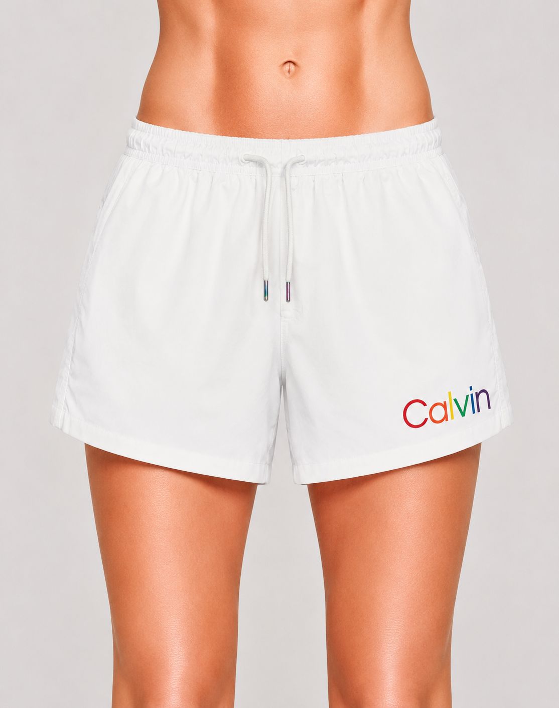 Calvin Klein Women White Sport Short