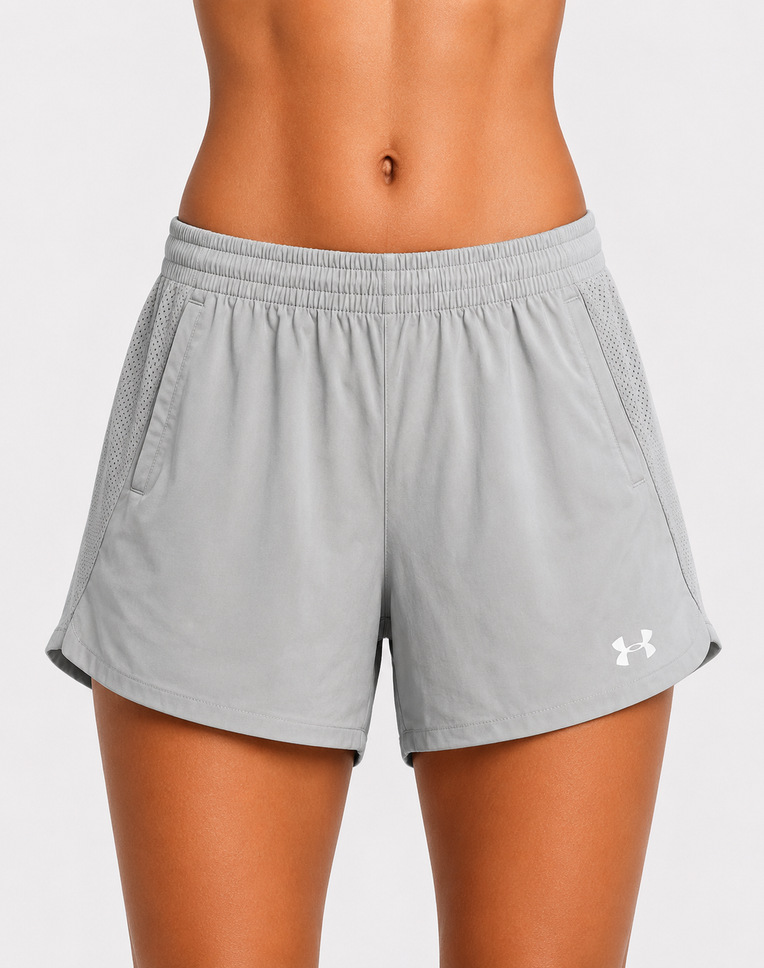 Under Armour Women Gray Sport Short