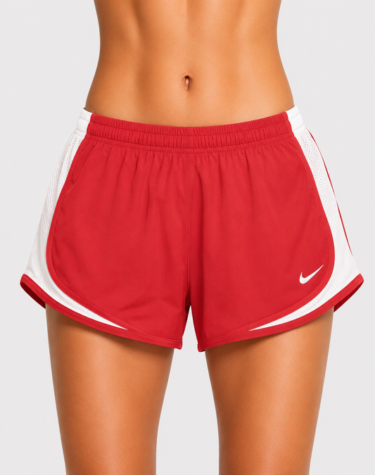 Nike Dri Fit Women Red Sport Short