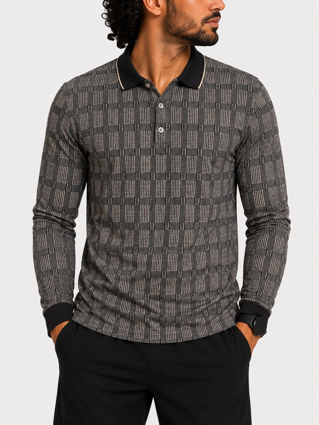 Marc Edwards Men Sport Brown Polo T Shirt