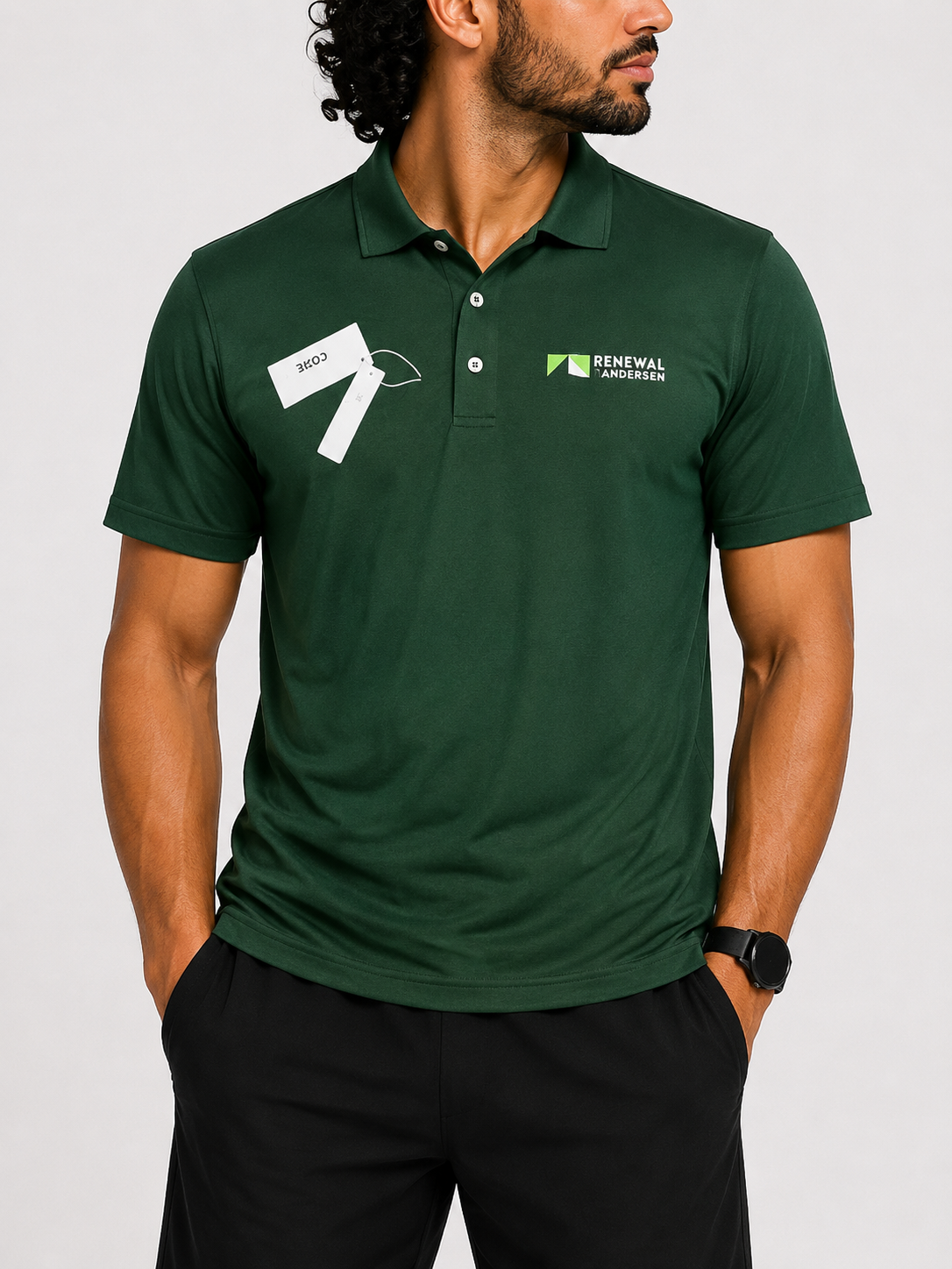 Core 365 Men Sport Green Polo T Shirt