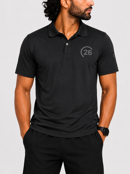 Uvex Men Sport Black Polo T Shirt – Preloved Labels