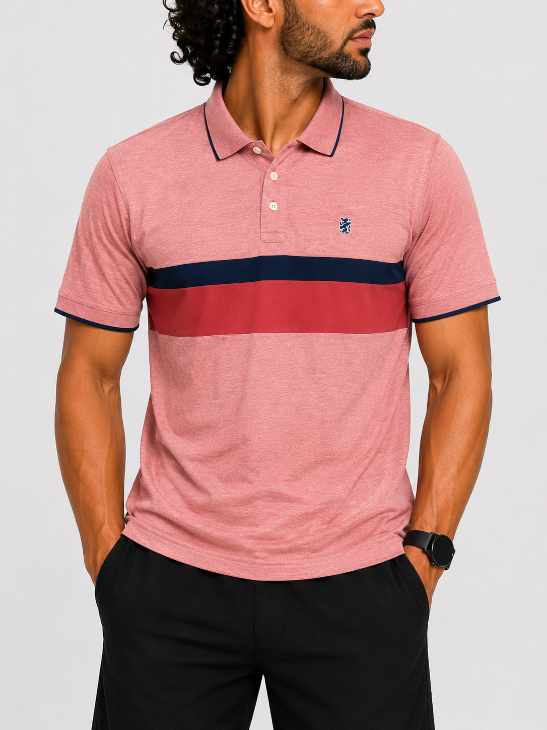 Izod Men Sport Orange Polo T Shirt