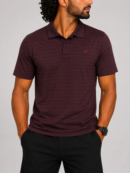 Calvin Klein Men Sport Maroon Polo T Shirt – Preloved Labels