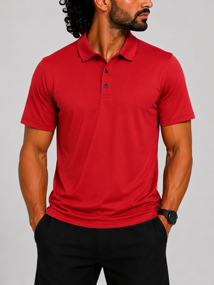 APT.9 Men Sport Red Polo T Shirt