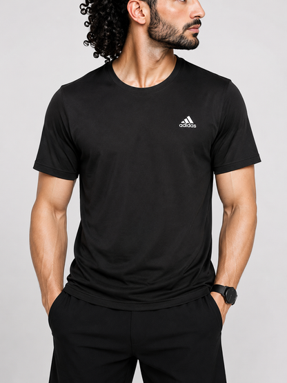 Adidas Men Sport Black T Shirt