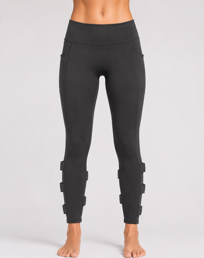 Athleta Women Black Sport Tights