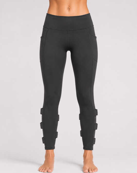 Athleta Women Black Sport Tights