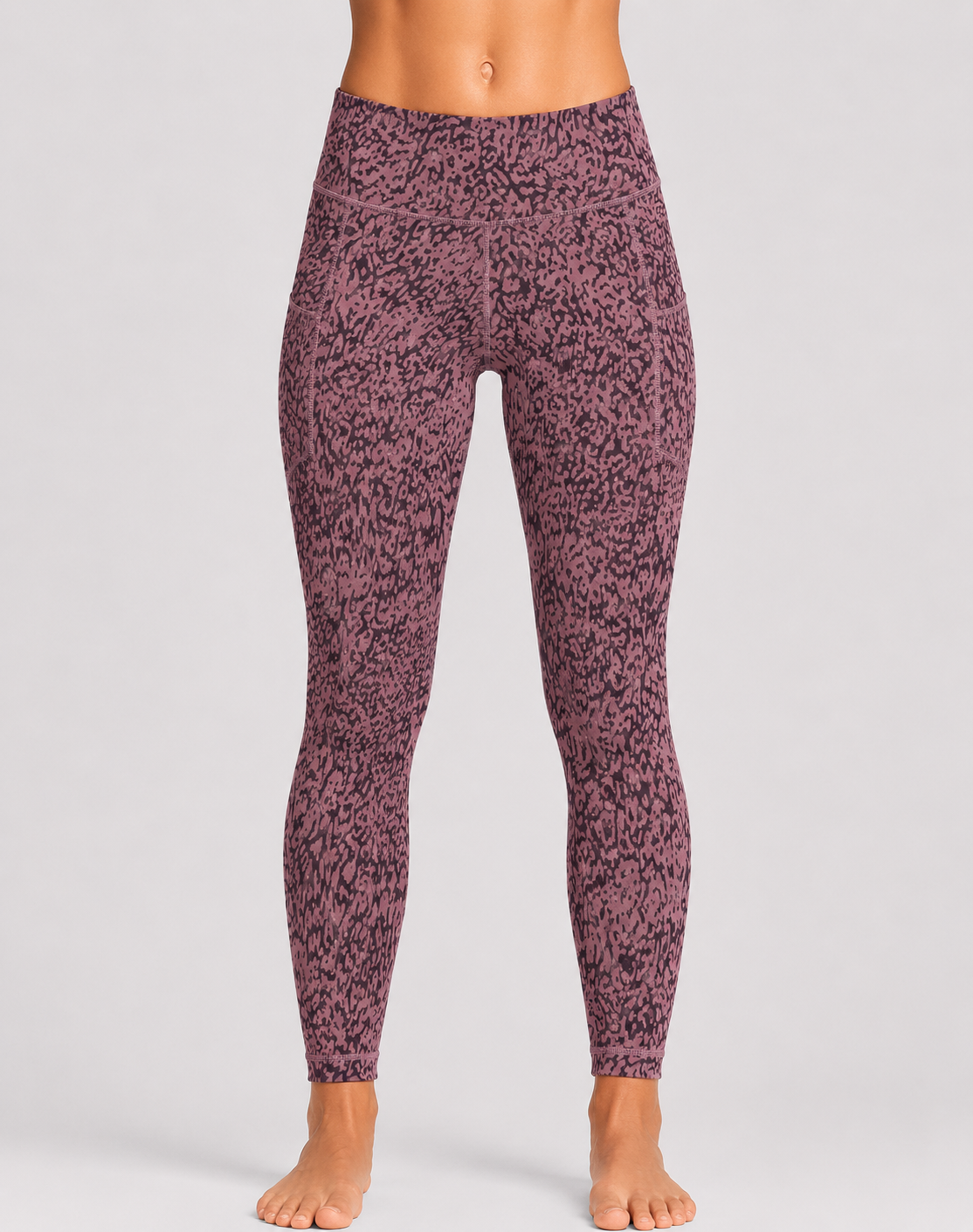 Athleta Women Maroon Sport Tights