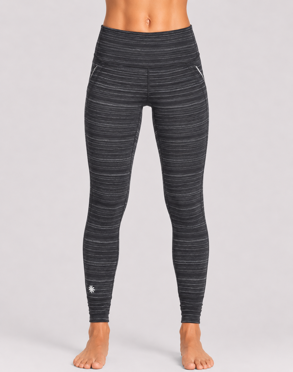 Athleta Women Black Sport Tights