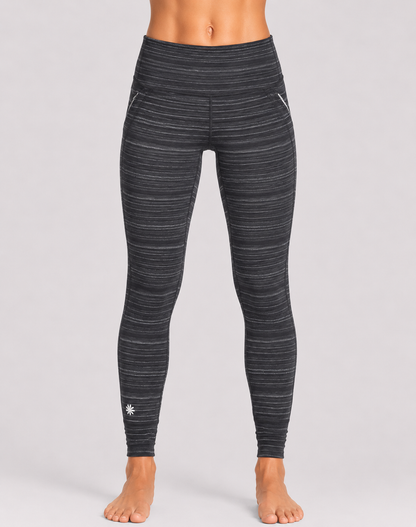 Athleta Women Black Sport Tights