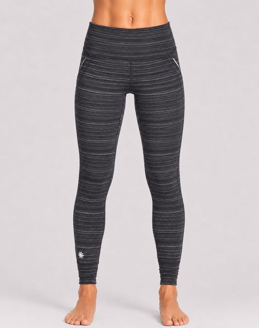 Athleta Women Black Sport Tights