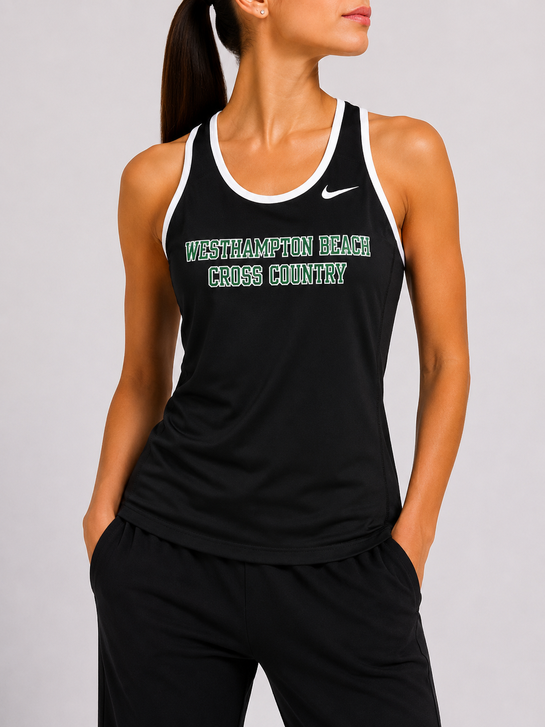 Nike Women Sport Black Vest T Shirt – Preloved Labels