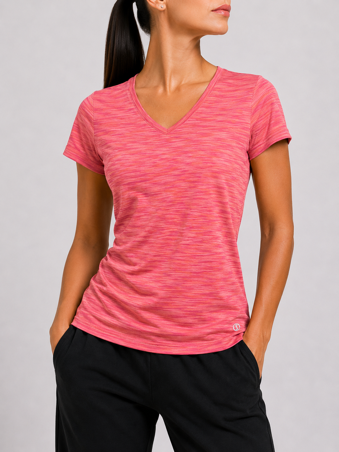 Spalding Women Sport Pink T Shirt