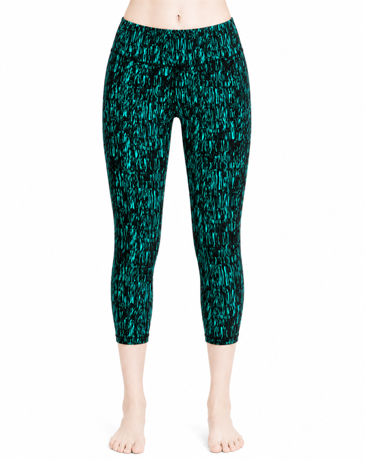 Nike Dri Fit Women Green Sport Tights