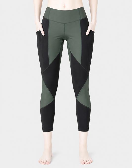 Champion Women Green Sport Tights