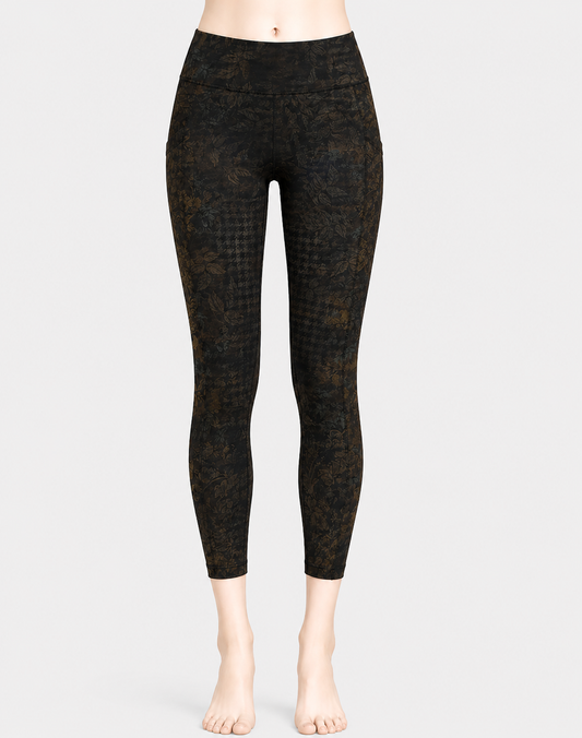 M. Rena Women Black  Sport Tights