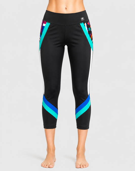 Fila Women Black Sport Tights