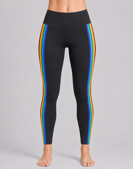 Series 8 Women Black Sport Tights