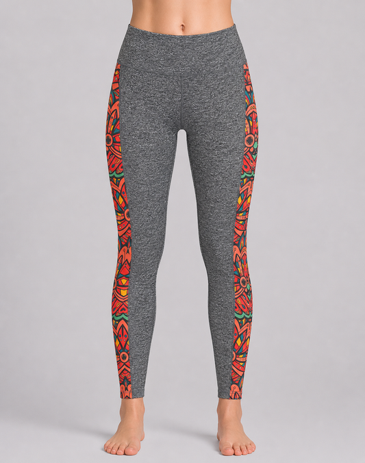 Lula Roe Women Gray Sport Tights