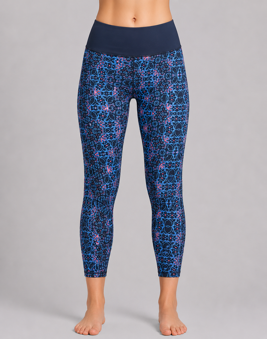 Fabletics Women Blue Sport Tights
