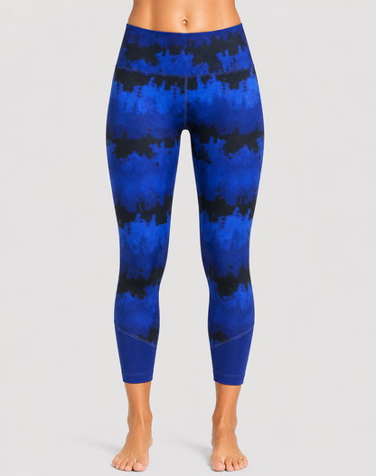 90 Degree Women Blue Sport Tights