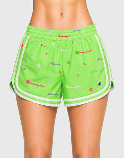 Champion Women Green Sport Short